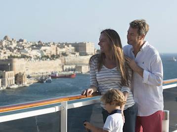 Family onboard MSC Cruises 