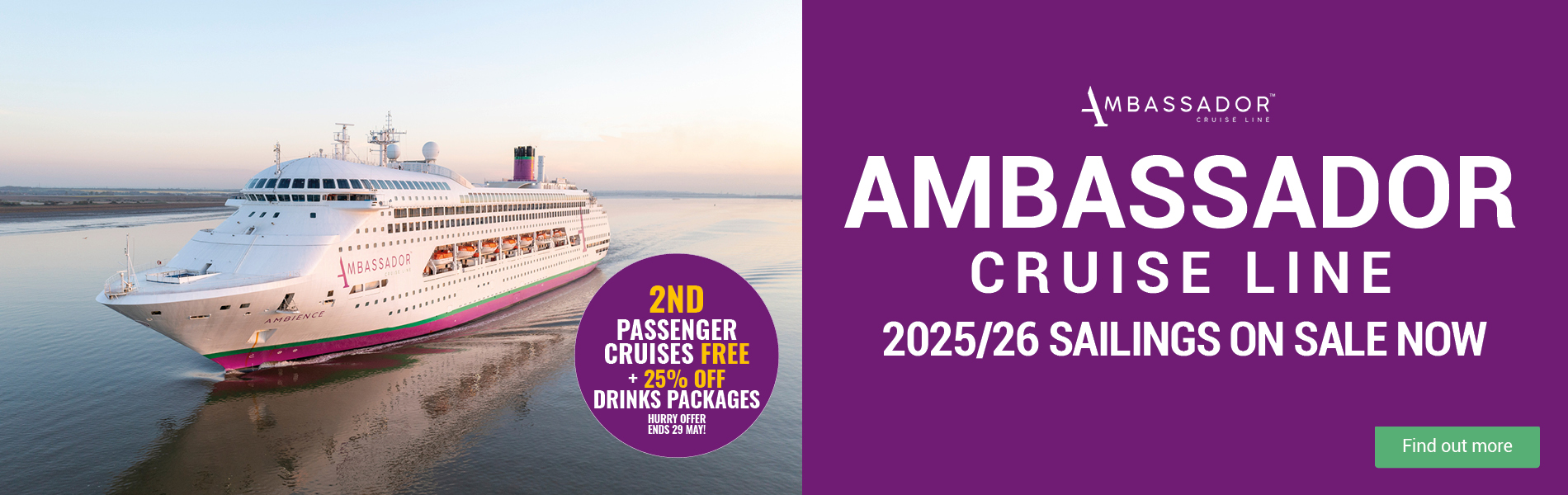 Ambassador Cruise Line Campaign